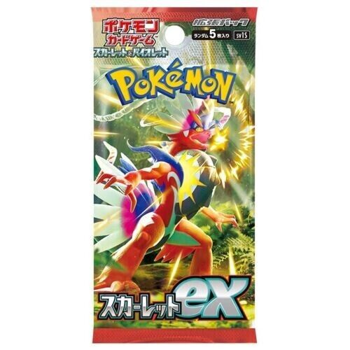 Pokemon Card Game Scarlet & Violet Booster Pack Scarlet ex BOX SV1S JAPAN