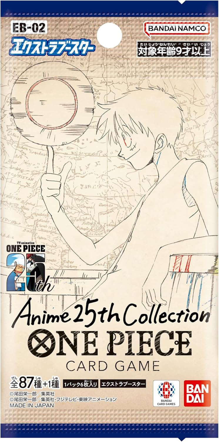 BANDAI ONE PIECE Card Game Extra Booster Anime25th collection EB-02 TCG JAPAN