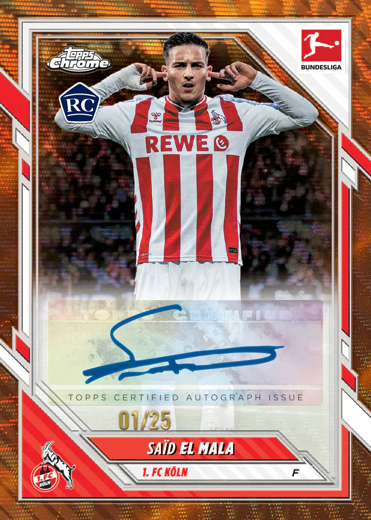 2025-26 Topps Chrome Bundesliga Soccer Hobby, Box