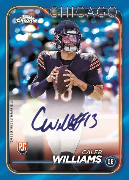 2024 Topps Chrome Football Blaster, 40 Box Case