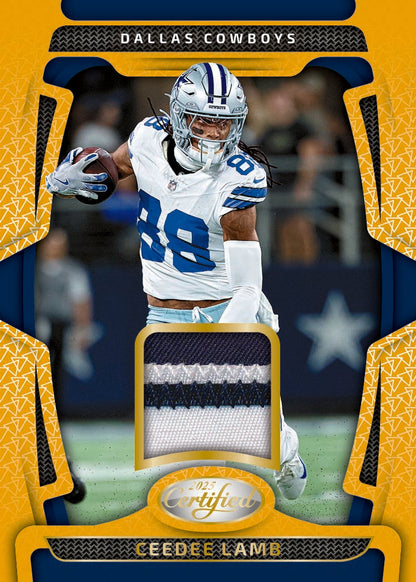 2025 Panini Certified Football Hobby, Box