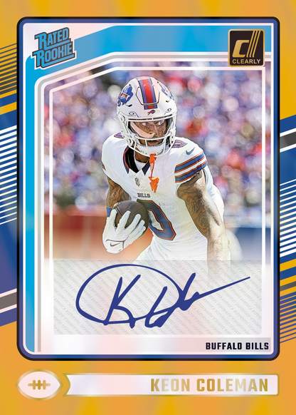 2024 Panini Clearly Donruss Football Hobby, Pack