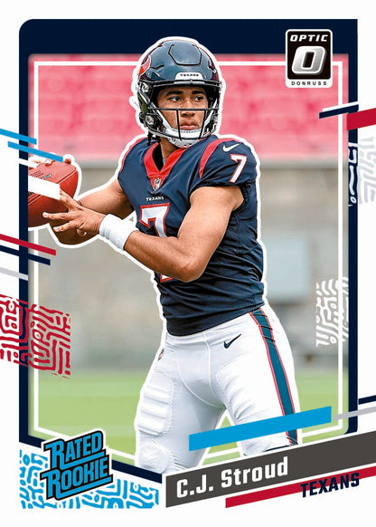 2023 Panini Donruss Optic Football, Jumbo Value Fat Pack Box