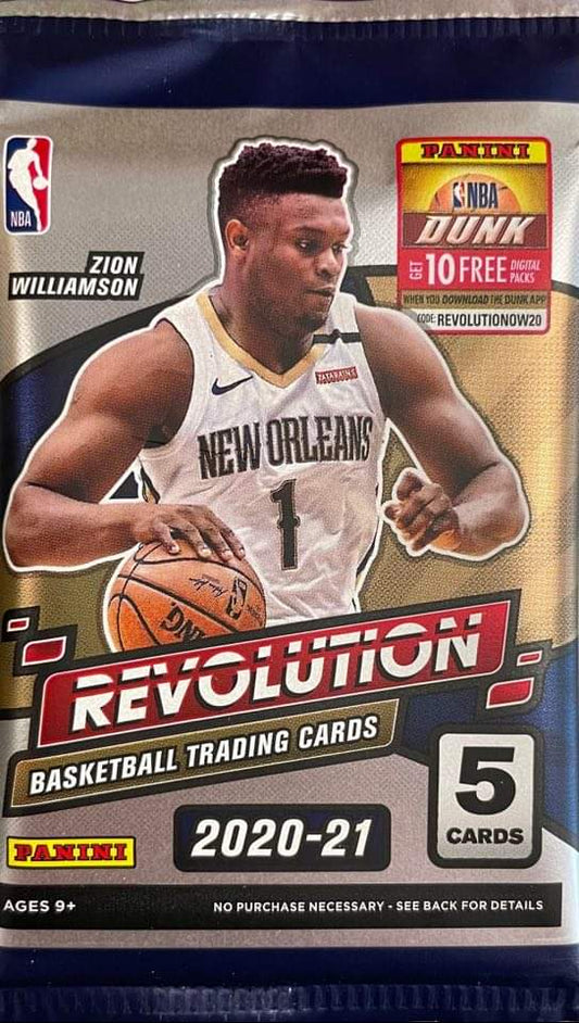 2020-21 Panini Revolution Hobby Basketball, Pack