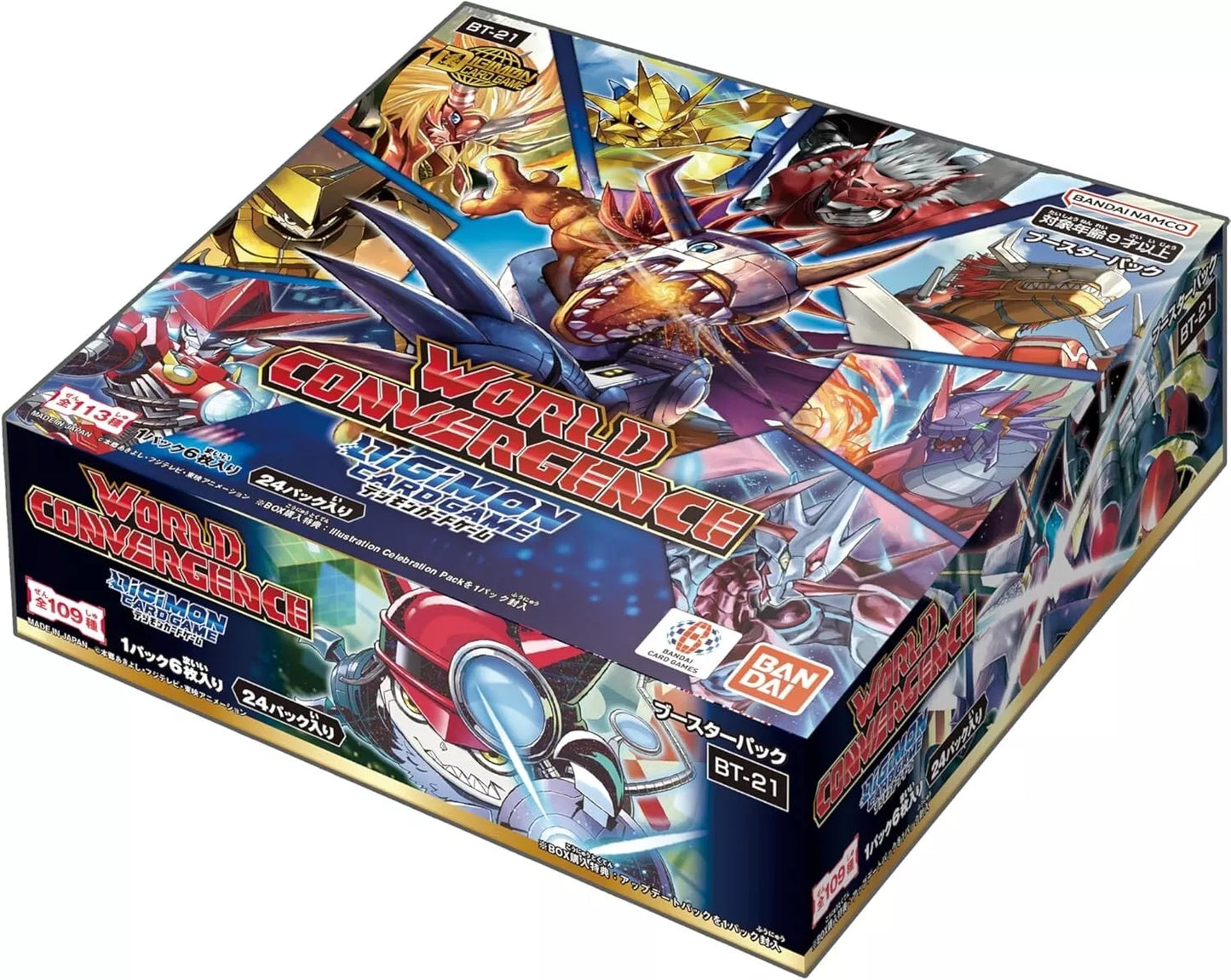 BANDAI Digimon Card Game World Convergence Booster Pack Box TCG JAPAN