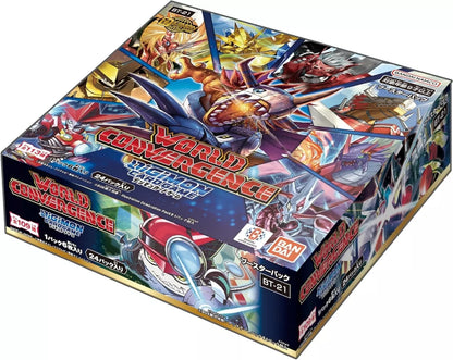 BANDAI Digimon Card Game World Convergence Booster Pack Box TCG JAPAN