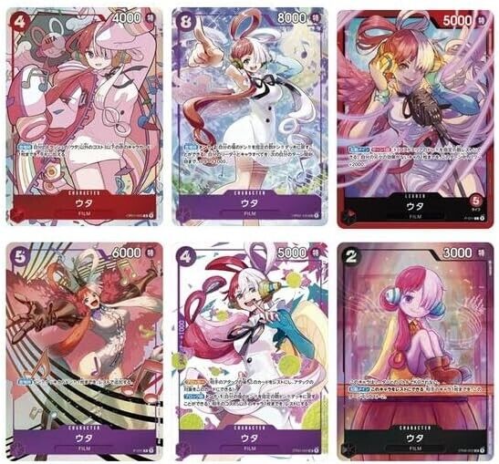 BANDAI One Piece Premium Card Collection Uta 6 Cards JAPAN OFFICIAL