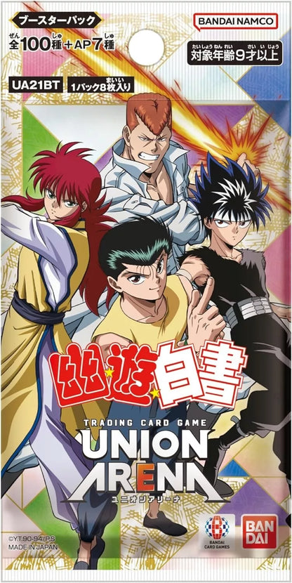 BANDAI Union Arena YuYu Hakusho Booster Pack Box UA21BT TCG JAPAN OFFICIAL