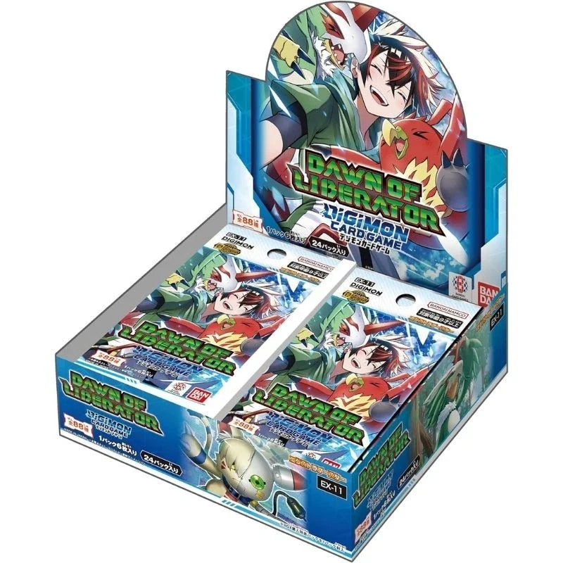 BANDAI Digimon Card Dawn of Liberator EX-11 Extra Booster Pack Box TCG JAPAN