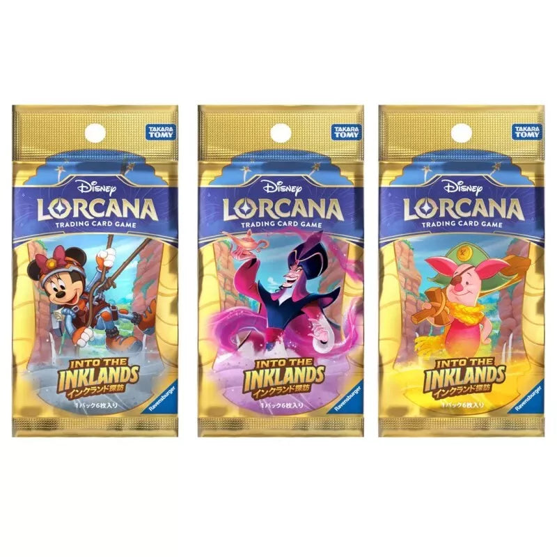 Disney Lorcana Into the Inklands Japanese Ver. Booster Pack Box TCG JAPAN