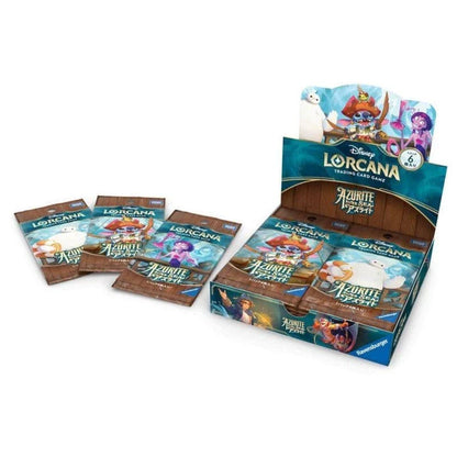 Disney Lorcana Azurite Sea Japanese Ver. Booster Pack Box TCG JAPAN OFFICIAL