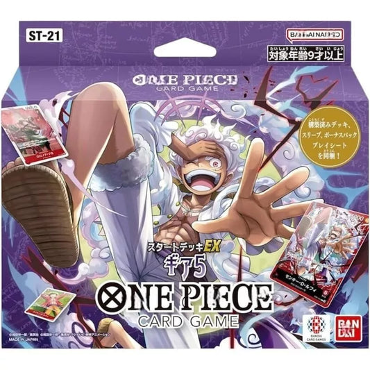 BANDAI One Piece Card Starter Deck EX Gear 5 ST-21 TCG JAPAN