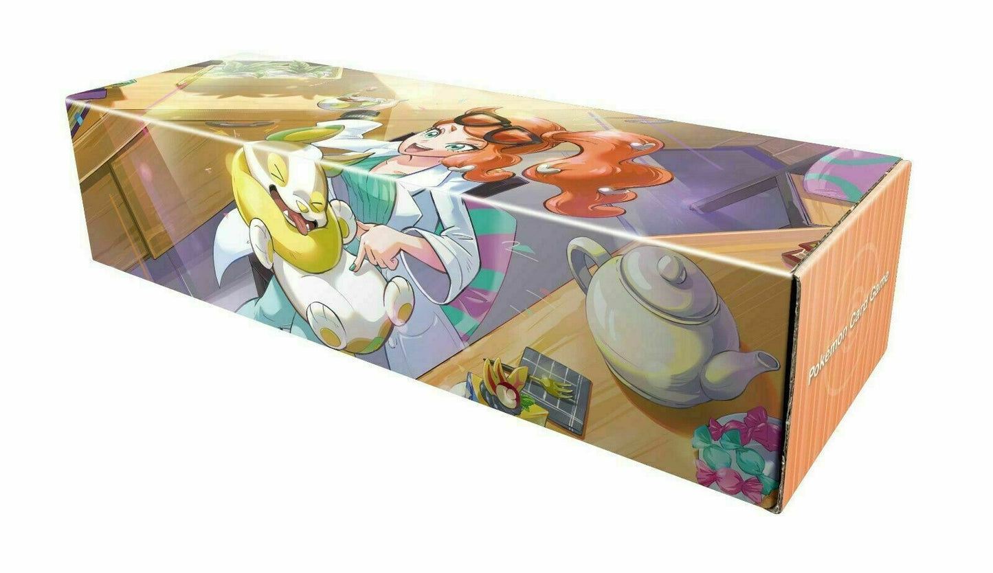 Pokemon Card Game Sonia Set Rubber Play Mat Sleeve Card Box Deck Case JAPAN