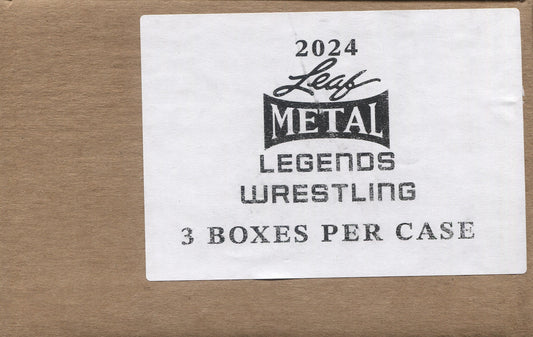 2024 Leaf Metal Legends Wrestling Hobby, 3 Box Case