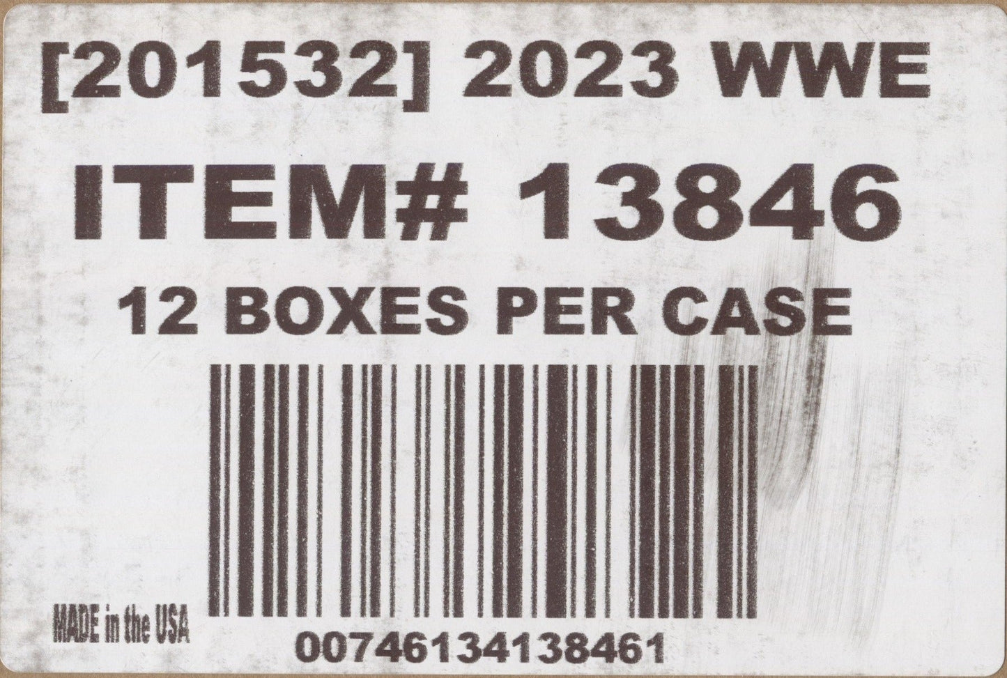 2023 Panini Prizm WWE Hobby, 12 Box Case