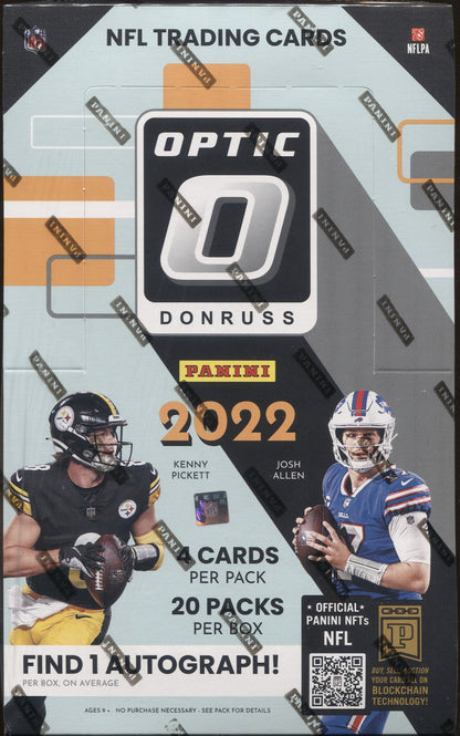 2022 Panini Donruss Optic Football Hobby, Box