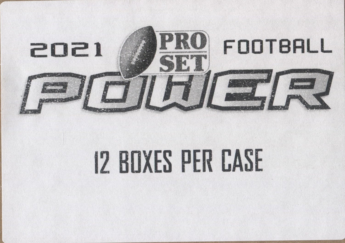 2021 Leaf Pro Set Power Football Hobby, 12 Box Case