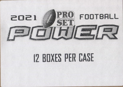 2021 Leaf Pro Set Power Football Hobby, 12 Box Case