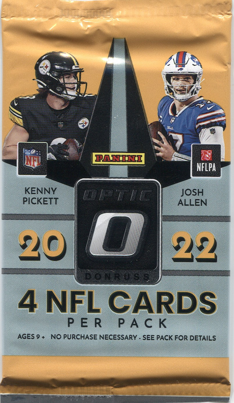 2022 Panini Donruss Optic Football Hobby, Pack