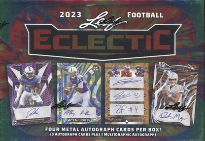 * Last Case * 2023 Leaf Eclectic Football Hobby, 10 Box Case