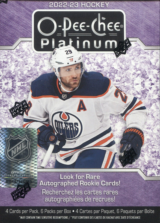 2022-23 Upper Deck O-Pee-Chee Platinum Hockey, Blaster Box