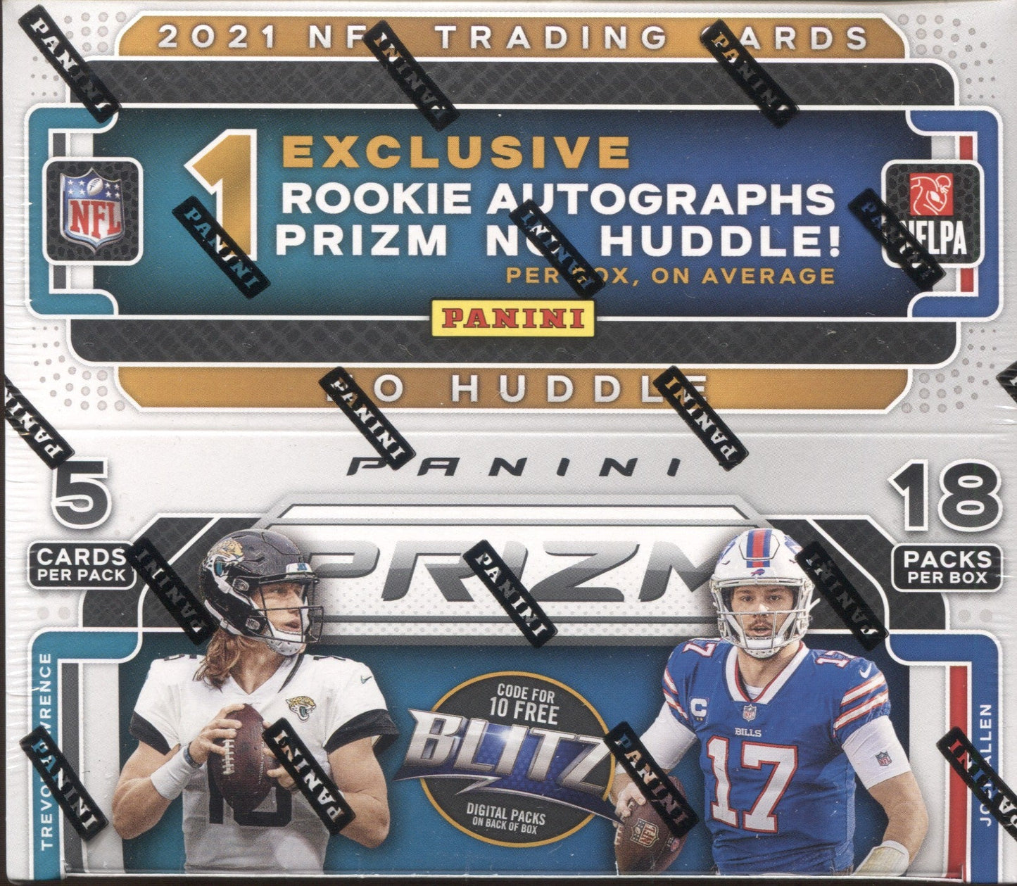 2021 Panini Prizm No Huddle Football, Box