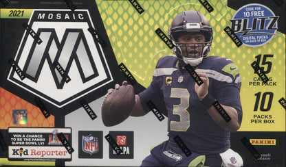 2021 Panini Mosaic Football Hobby, 12 Box Case