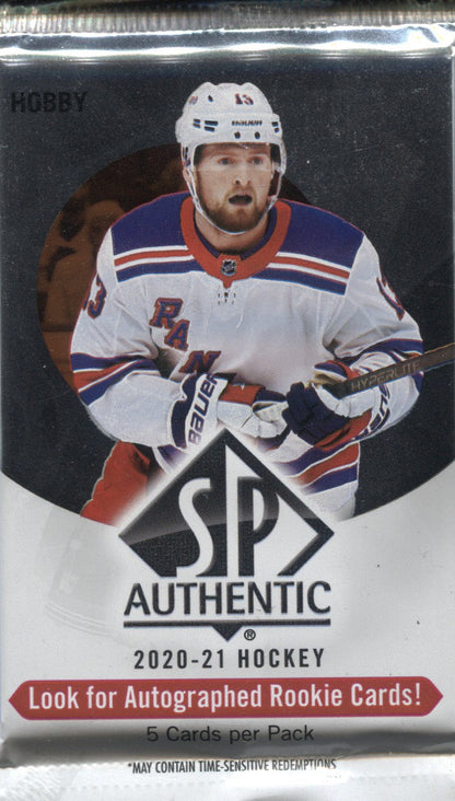 2020-21 Upper Deck SP Authentic Hockey Hobby, Pack