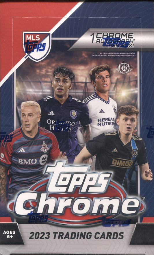 2023 Topps Chrome MLS Major League Soccer Hobby, Box