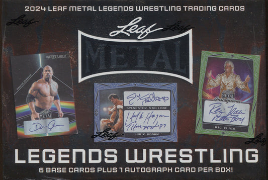 2024 Leaf Metal Legends Wrestling Hobby, Box