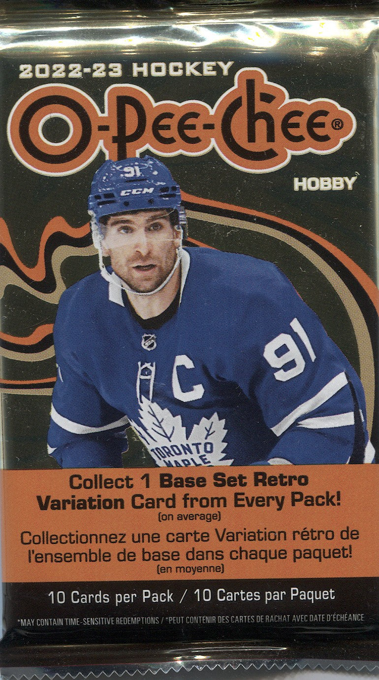 2022-23 Upper Deck O-PEE-CHEE Hockey Hobby, Pack