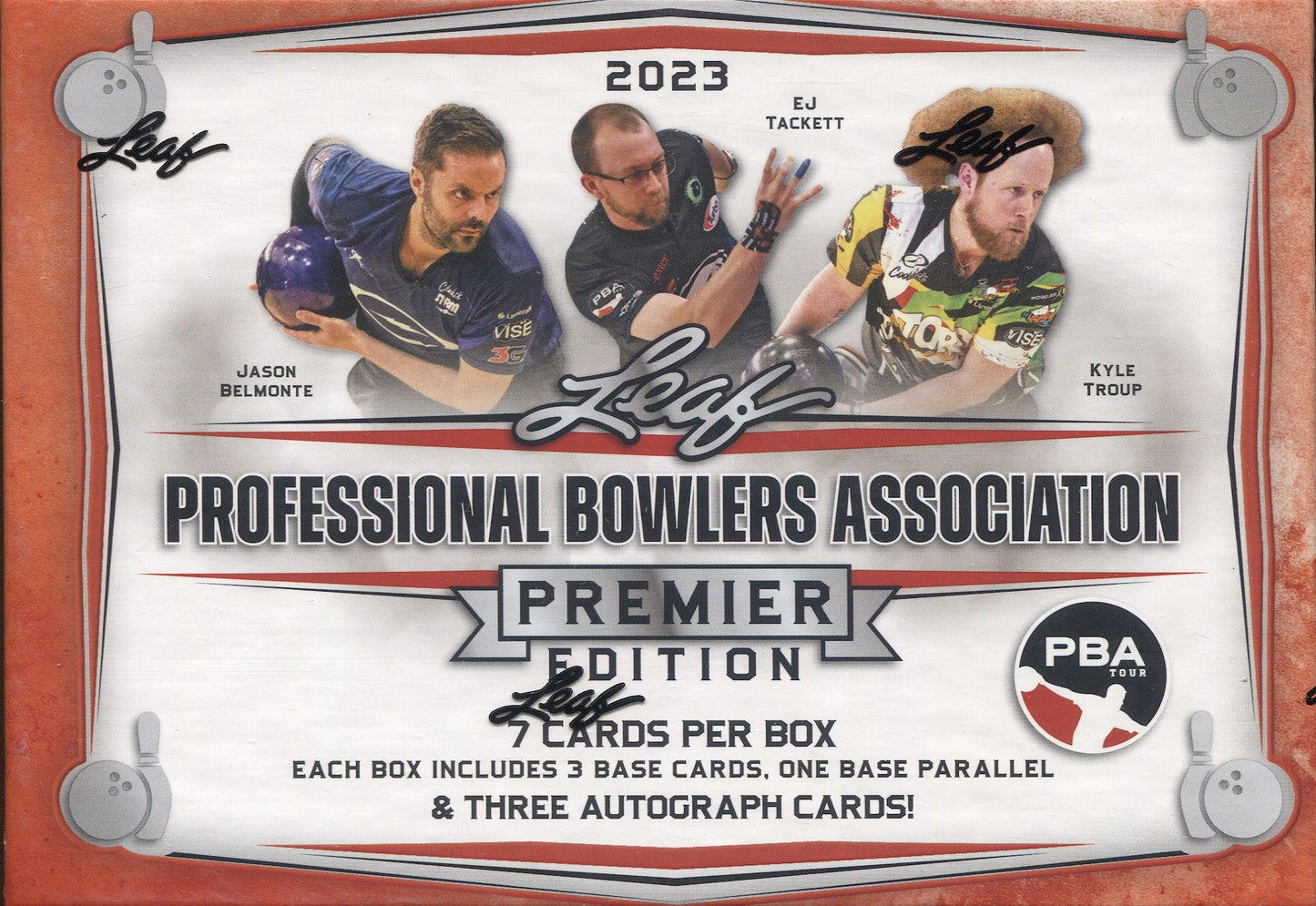 *LAST CASE* 2023 Leaf PBA Bowling Premier Edition Hobby, 10 Box Case