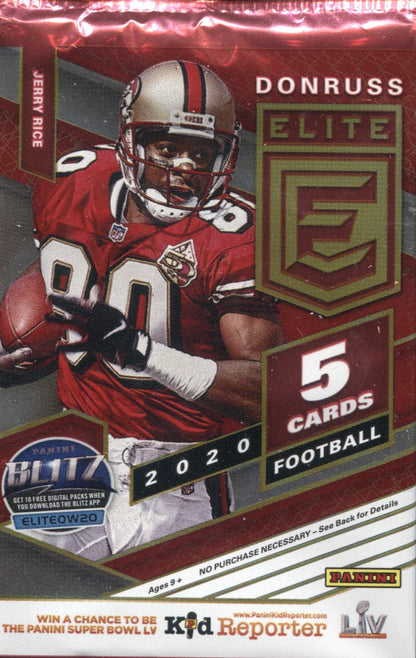 2020 Panini Donruss Elite TMALL Football, Pack