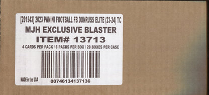 * Last Case * 2023 Donruss Elite Football, 20 Blaster Box Case