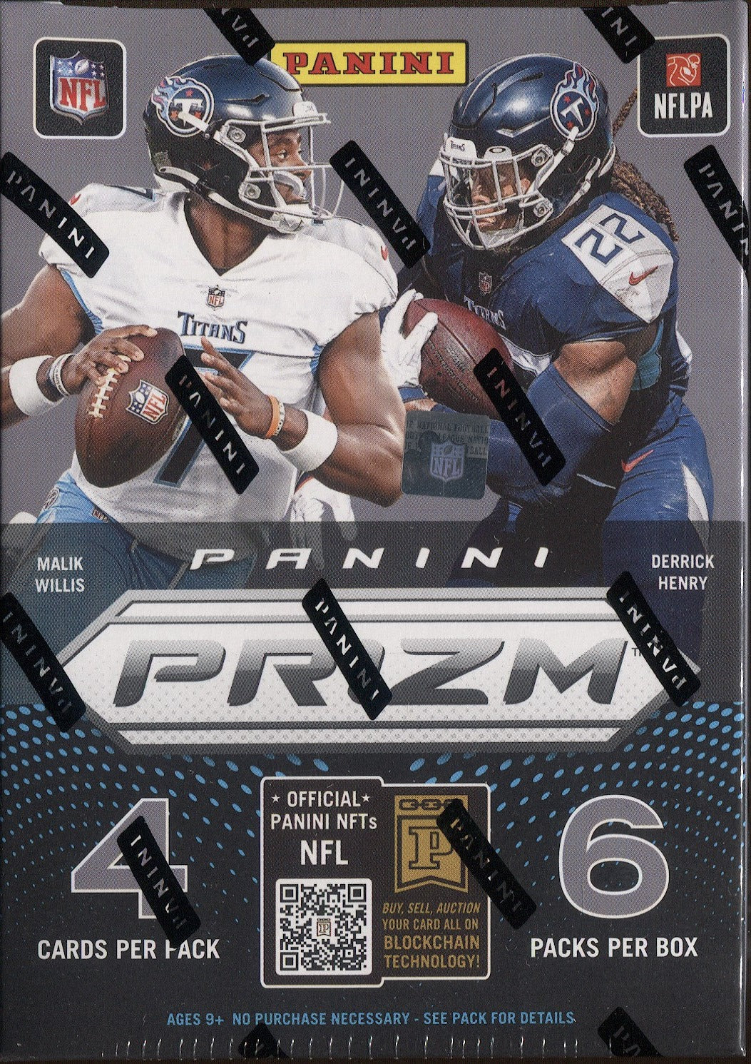2022 Panini Prizm Football, Blaster Box (Red, White & Blue Prizms!)