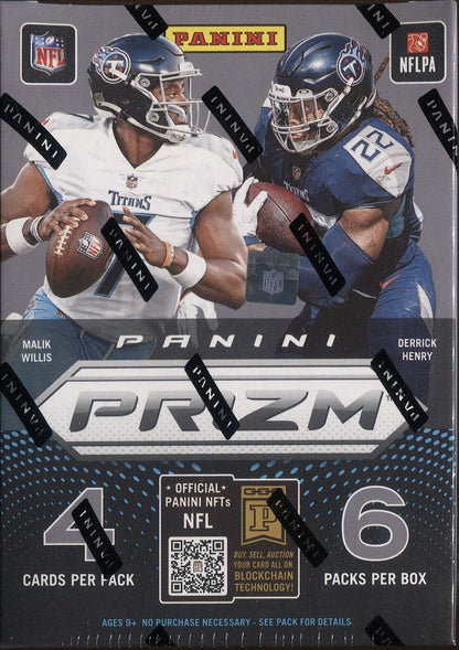 2022 Panini Prizm Football, Blaster Box (Red, White & Blue Prizms!)