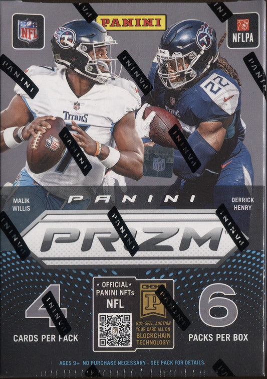 2022 Panini Prizm Football, Blaster Box (Red, White & Blue Prizms!)