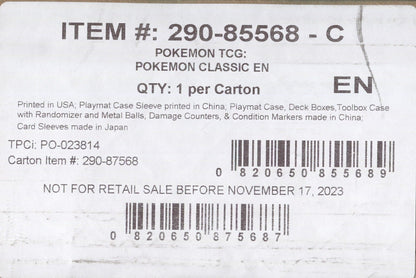 Pokemon Trading Card Game Classic, Box