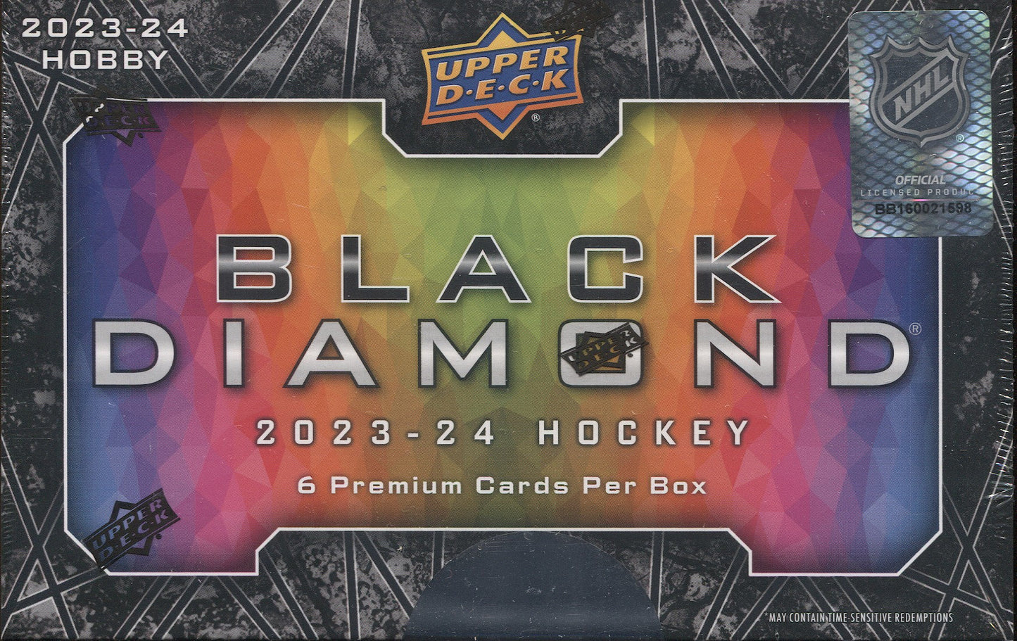 2023-24 Upper Deck Black Diamond Hockey Hobby, 10 Box Master Case