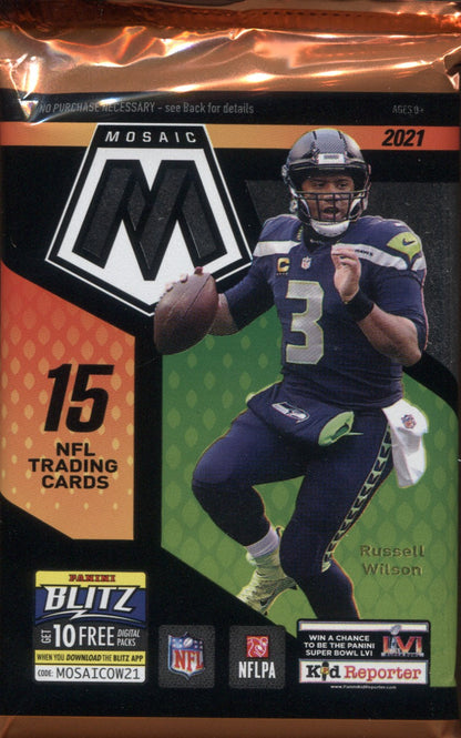 2021 Panini Mosaic Football Hobby, Pack