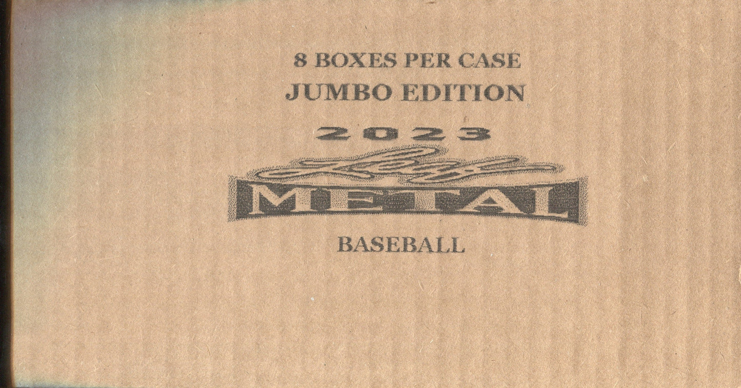 2023 Leaf Metal Baseball Jumbo, 8 Box Case