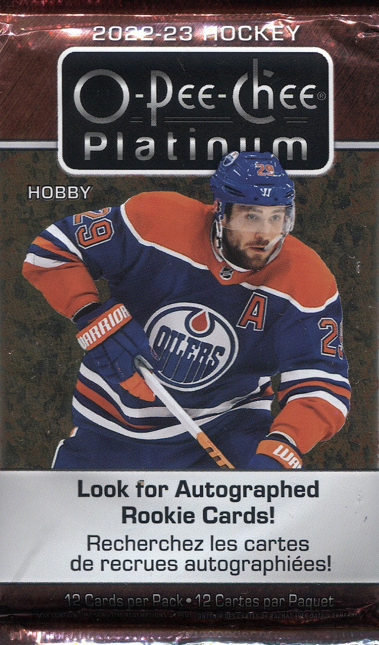 2022-23 Upper Deck O-Pee-Chee Platinum Hockey Hobby, Pack