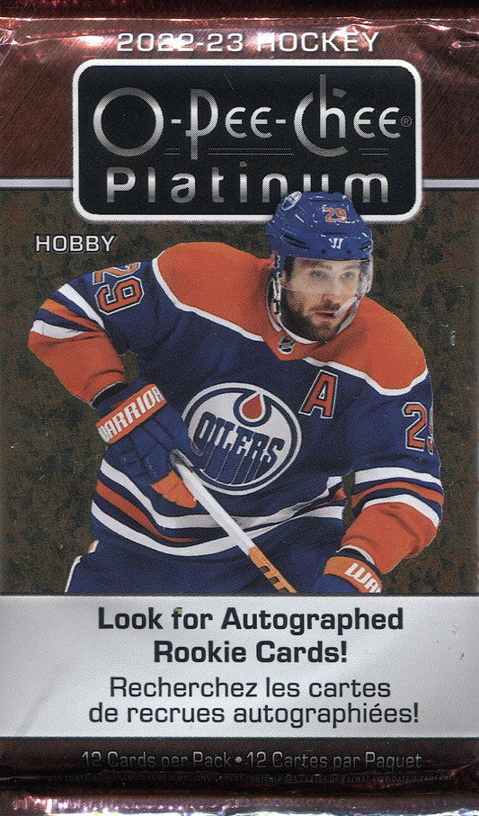 2022-23 Upper Deck O-Pee-Chee Platinum Hockey Hobby, Pack