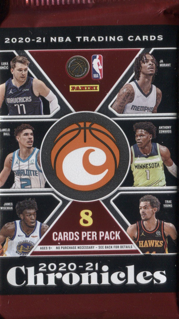2020-21 Panini Chronicles Hobby Basketball, Pack