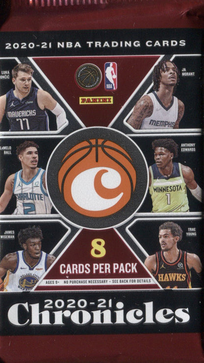 2020-21 Panini Chronicles Hobby Basketball, Pack