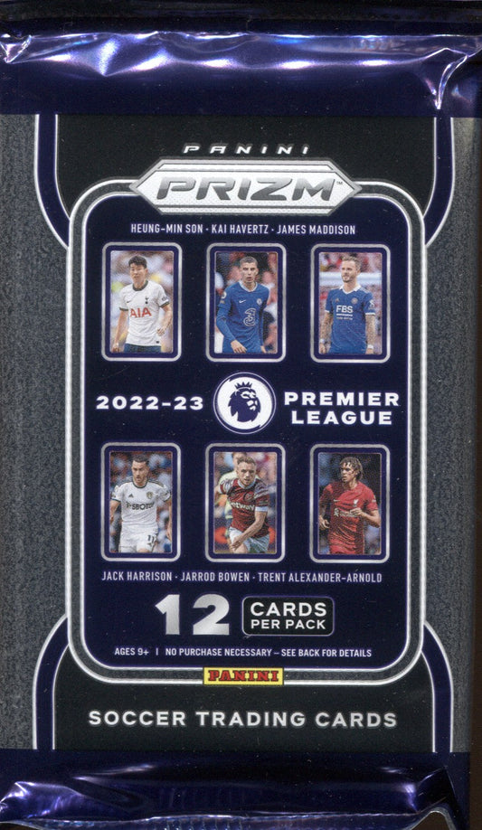 2022-23 Panini Prizm Premier League EPL Soccer Hobby, Pack