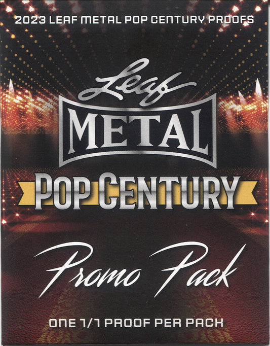 *LAST PACK* 2023 Leaf Metal Pop Century Hobby, Promo Pack
