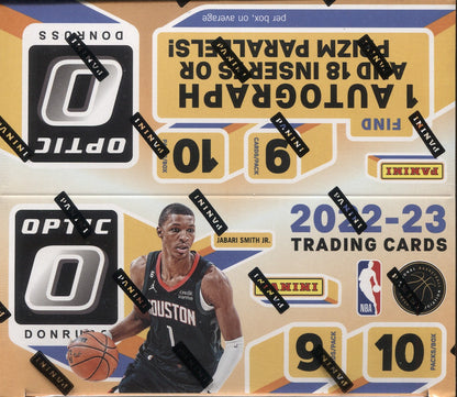 2022-23 Donruss Optic Basketball Fast Brk, Box