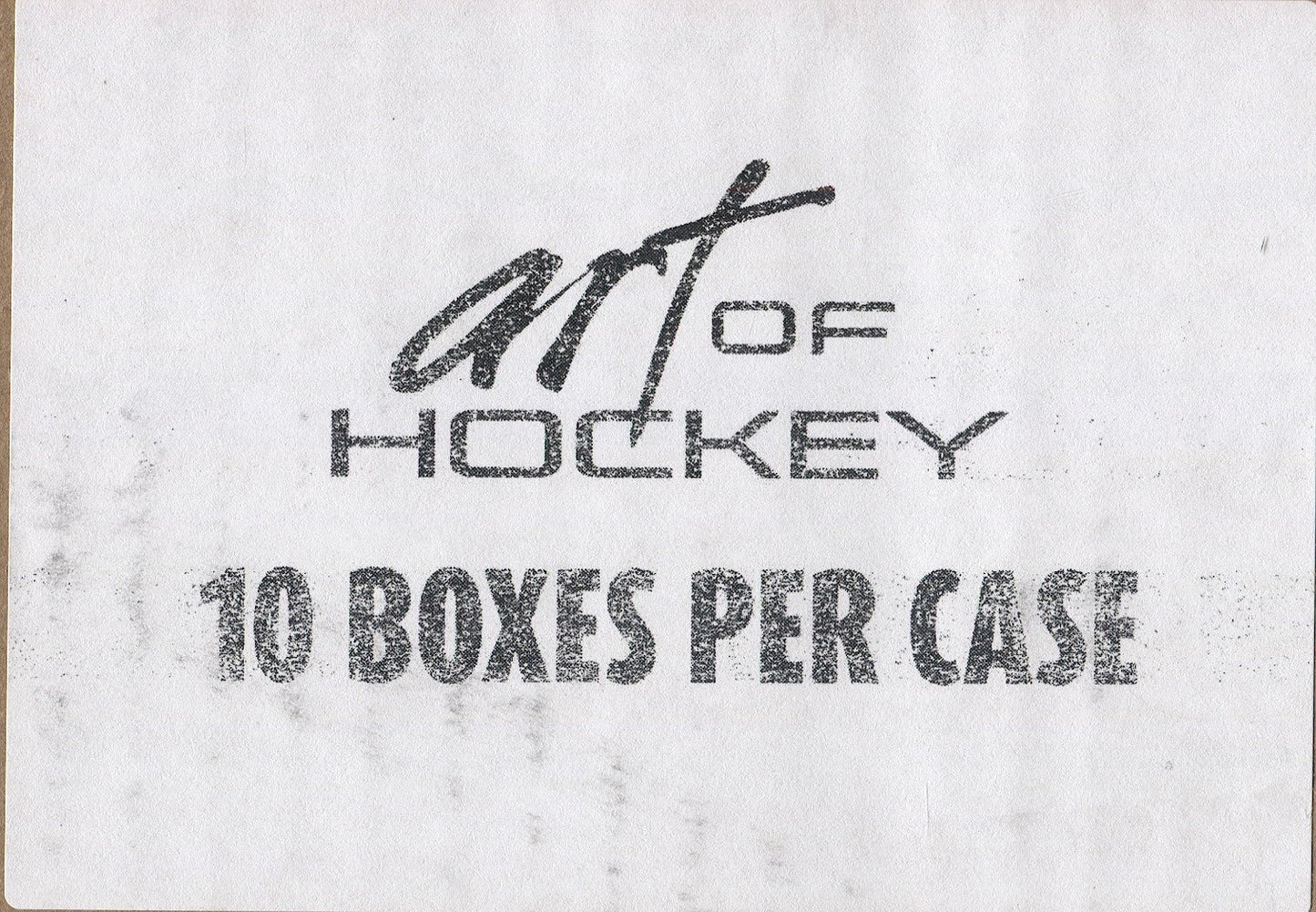 2022 Leaf Art of Hockey Hobby Hockey, 10 Box Case