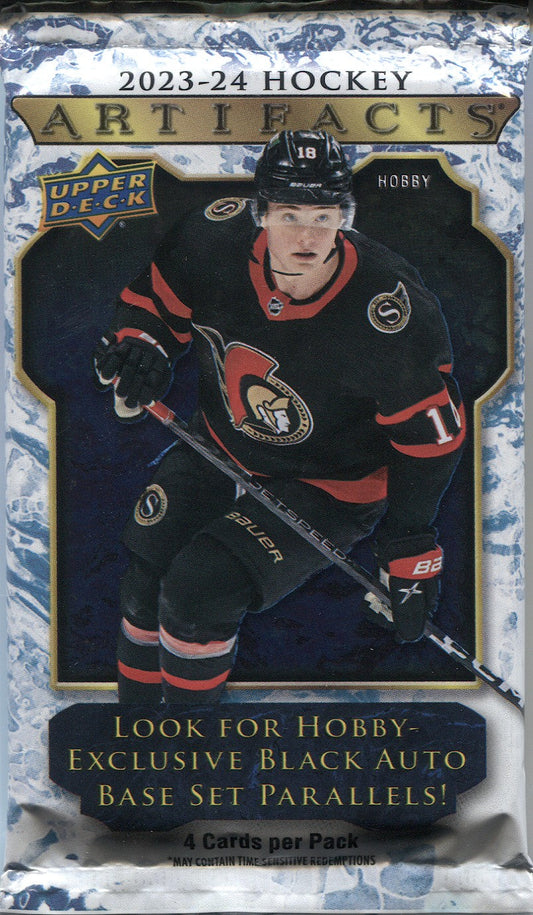 2023-24 Upper Deck Artifacts Hockey Hobby, Pack
